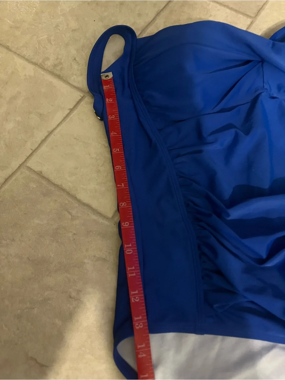 Liz Claiborne women’s 18w royal blue one piece bathing suit
